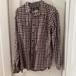 Patagonia Men’s L Buckshot Flannel Shirt, Button Down, Long Sleeved